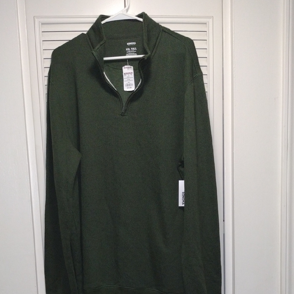 NWT- Sonoma Green Sweater for Cozy Comfort XXL TALL